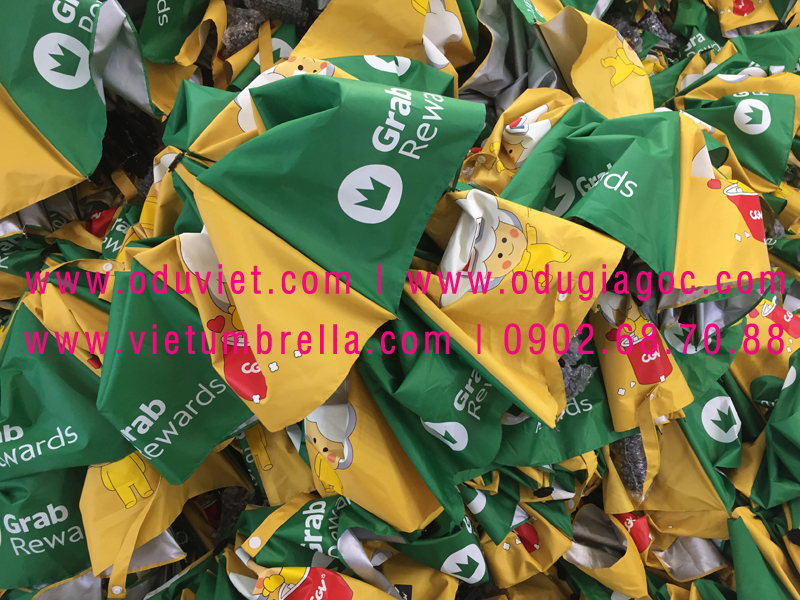 xưởng sản xuất ô dù cầm tay in logo quảng cáo
